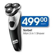 Sorbet Man 3 in 1 Shaver