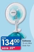 Safeway 15cm Mini Desk Fan
