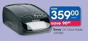 Sway CD Clock Radio CR1005