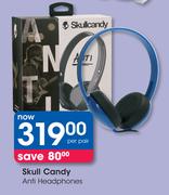 Skullcandy Anti Headphones-Per Pair