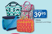Clicks Selected Lunch Bags-Each