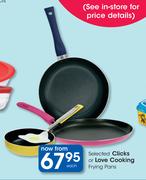 Clicks Love Cooking Frying Pans-Each