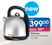 Safeway 3.6Ltr Stainless Steel Kettle