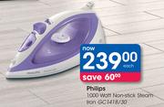 Philips 1000 Watt Non-Stick Steam Iron GC1418/30