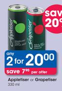 Appletiser or Grapetiser-2 x 330ml