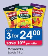 Maynard's Sweets-3 x 75gm