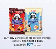 Meiji Hello Panda Biscuits-Per Pack