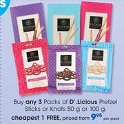 D'Licious Sticks Or Knots-50gm Or 100gm Per Pack