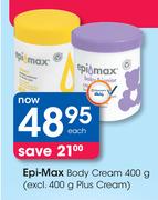 Epi-Max Body Cream-400gm (Excl.400gm Plus Cream)-Each