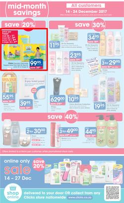 Clicks : Mid Month Savings (14 Dec 2017 - 23 Jan 2018), page 2