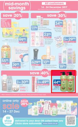 Clicks : Mid Month Savings (14 Dec 2017 - 23 Jan 2018), page 2