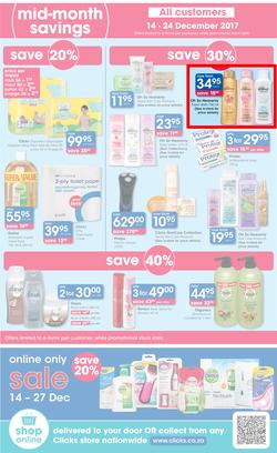Clicks : Mid Month Savings (14 Dec 2017 - 23 Jan 2018), page 2