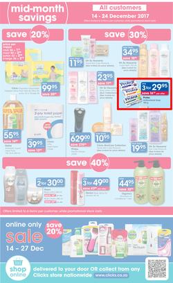 Clicks : Mid Month Savings (14 Dec 2017 - 23 Jan 2018), page 2