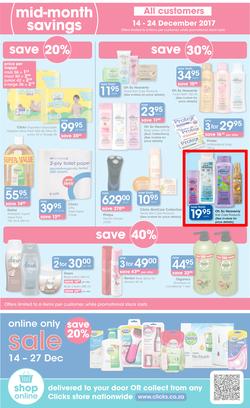 Clicks : Mid Month Savings (14 Dec 2017 - 23 Jan 2018), page 2