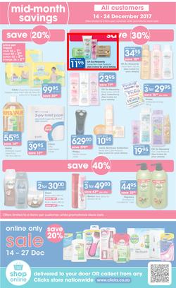 Clicks : Mid Month Savings (14 Dec 2017 - 23 Jan 2018), page 2