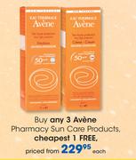 Avene Pharmacy Sun Care Products-Each