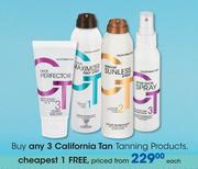 California Tan Tanning Products-Each