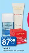 L'Oreal Facial Skin Care Products-Each