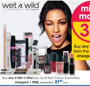 Wet n Wild Eye, Lip & Nail Colour Cosmetics-Each