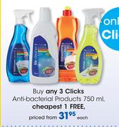 Clicks Anti-Bacterial Products-750ml Each