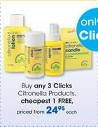 Clicks Citronella Products-Each