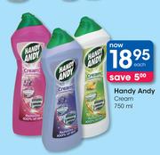 Handy Andy Cream-750gm Each
