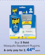 Raid Mosquito Repellent Plug-ins-Each