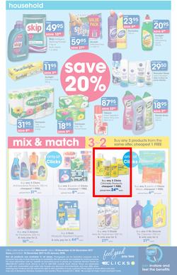 Clicks : Mid Month Savings (14 Dec 2017 - 23 Jan 2018), page 40