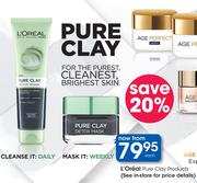 L'Oreal Pure Clay Products-Each
