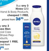 Nivea Q10 Hand & Body Products-Each