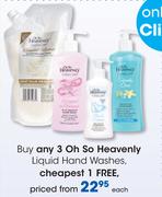 Oh So Heavenly Liquid Hand Washes-Each