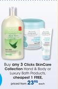 Clicks Skin Care Collection Hand & Body Or Luxury Bath Products-Each