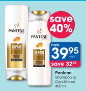 Pantene Shampoo Or Conditioner-400ml Each