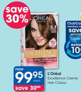 L'Oreal Excellence Creme Hair Colour-Each