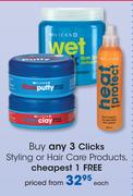 Clicks Styling Or Hair Care Products-Each