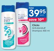Clicks Anti Dandruff Shampoo-400ml Each