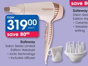 Safeway Salon Series Limited Edition Hairdryer-Each
