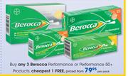 Berocca Performance Or Performance 50+ Products-Per Pack