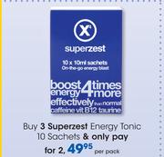 Superzest Energy Tonic 10 Sachets-Per Pack