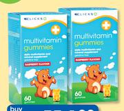 Clicks Multivitamin 60 Gummies-For 2