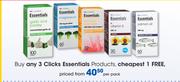 Clicks Essentials Products-Per Pack