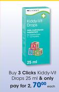Clicks Kiddy Vit Drops-25ml Each