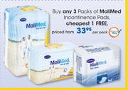 Molimed Incontinence Pads-Per Pack