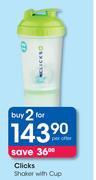 Clicks Shaker With Cup-For 2