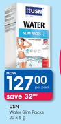 USN Water Slim Packs-20 x 5g Per Pack