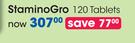 StaminoGro 120 Tablets-Per Pack