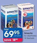 Smecta For Diarrhoea 10 Sachets-Per Pack