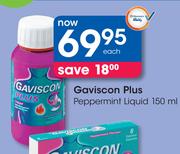 Gaviscon Plus Peppermint Liquid-150ml Each