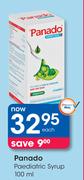 Panado Paediatric Syrup-100ml Each