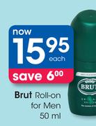Brut Roll On For Men-50ml Each